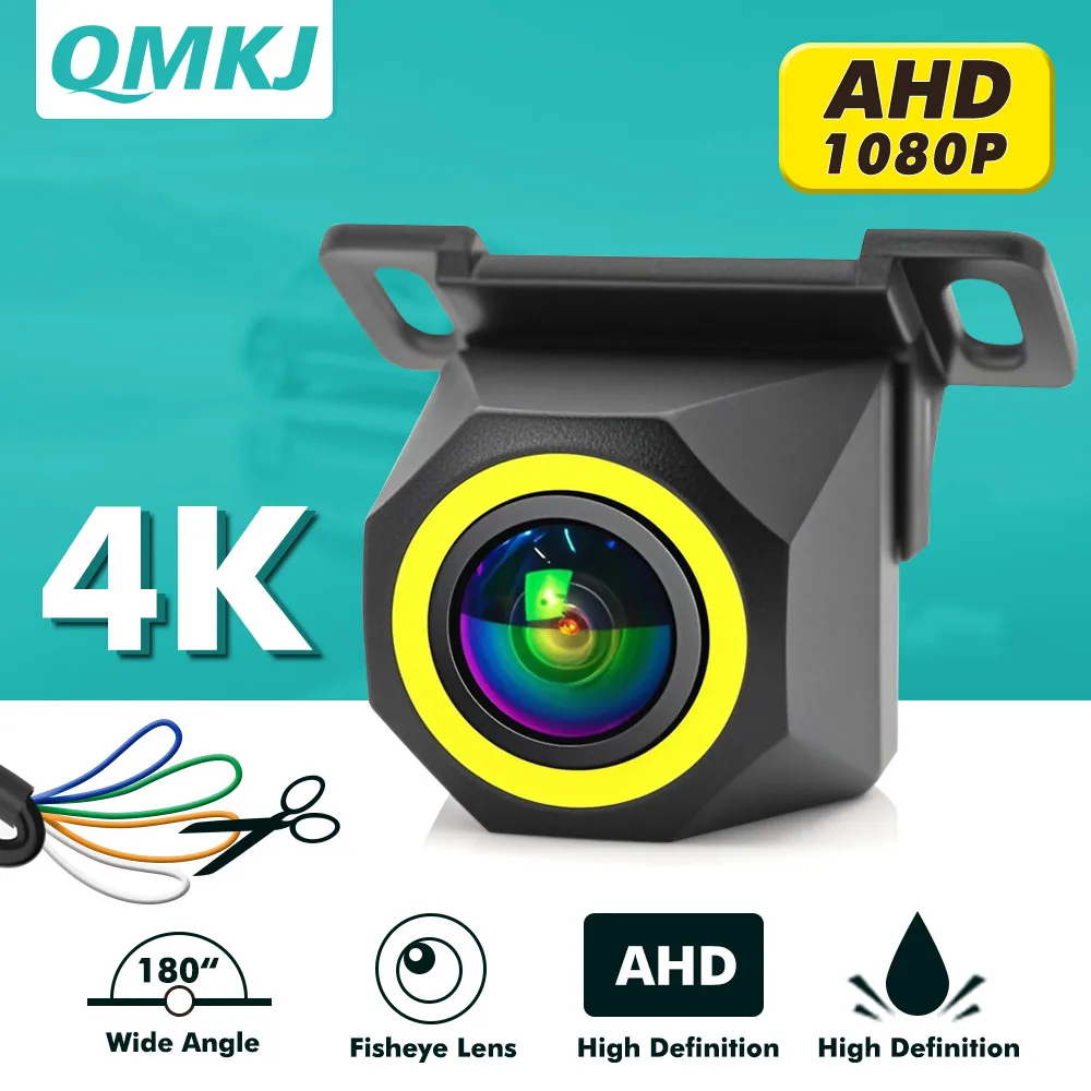 

AHD 170-градусная широкоугольная водонепроницаемая регулируемая автомобильная передняя камера заднего вида для автомобиля Android DVD AHD монитор