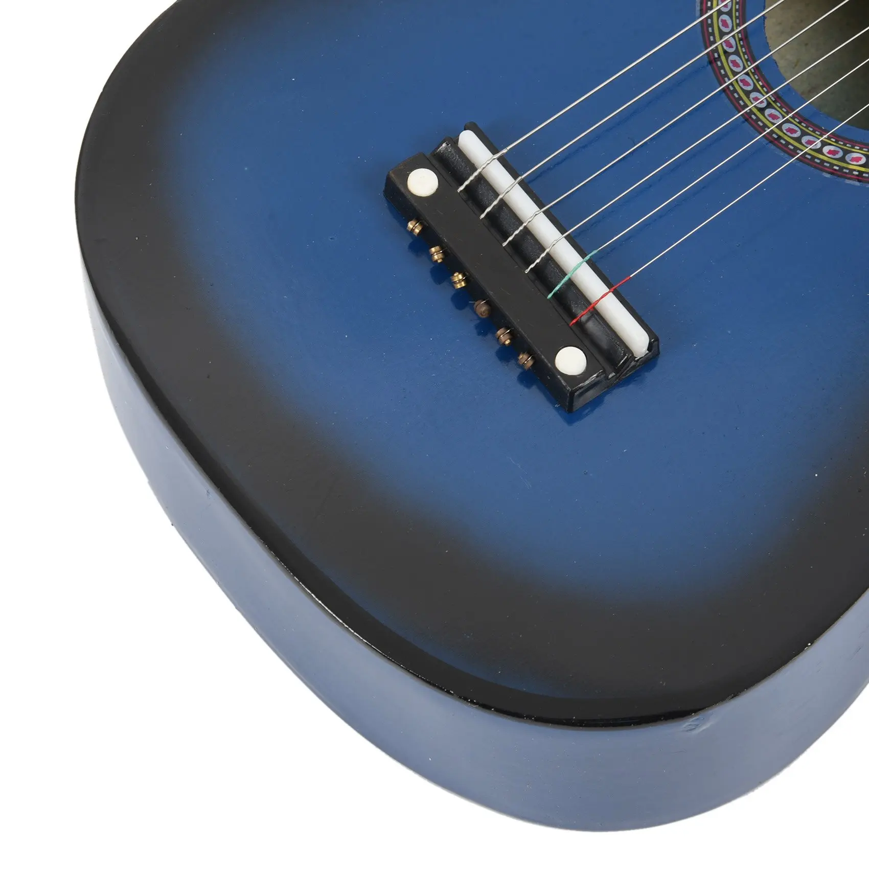 ABXY  Mini 23 Inch Basswood 12 Frets 6 String Acoustic Guitar with Pick and Strings for Kids / Beginners(blue)
