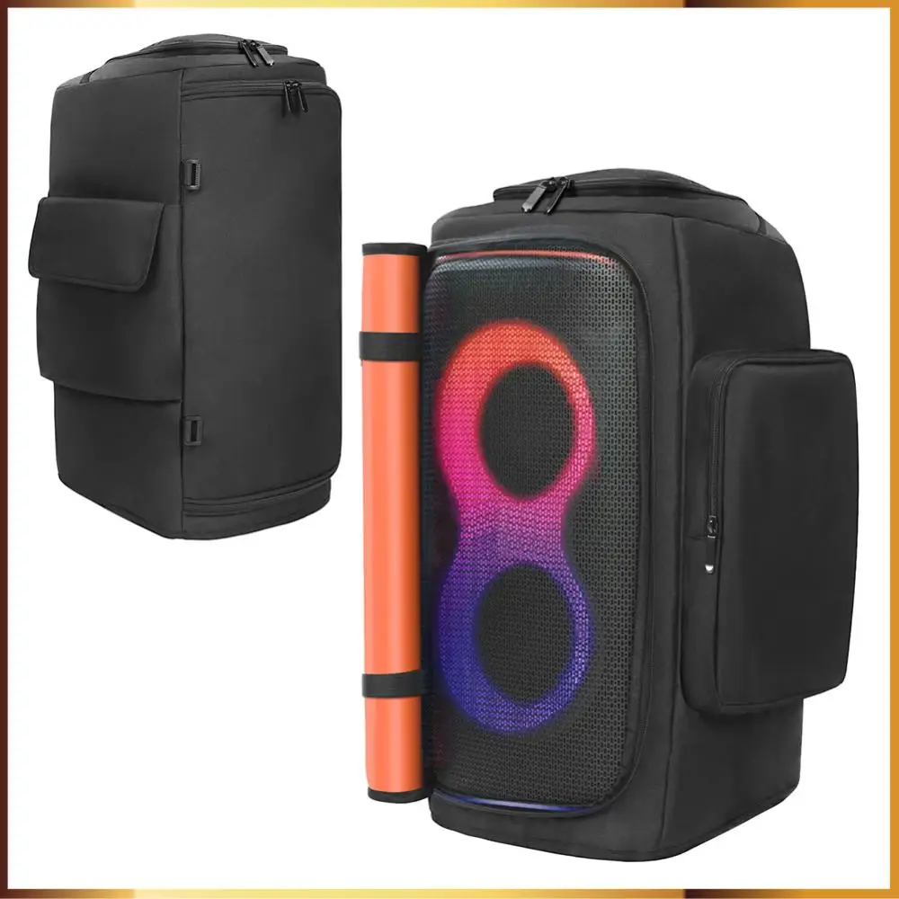 

Speaker Dust Cover with Mic Pocket Portable Speaker Dust Case Anti-Slip Padded Speaker Protective Cover for PARTYBOX 110/120