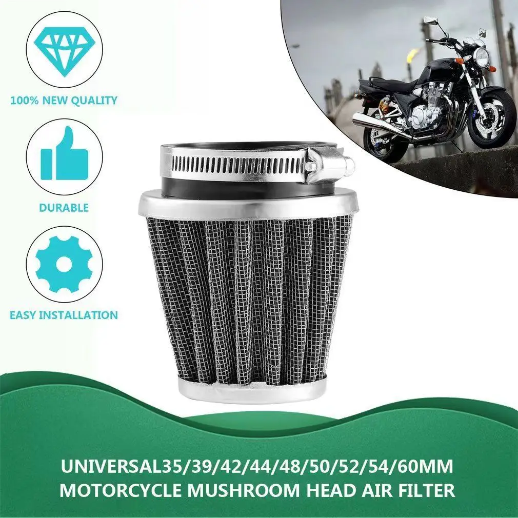 Motorcycle Conical Air Filters Universal Clamp-on Air Filter Tapered Cone Intake Modification Air Filter for Car Moto Off-road