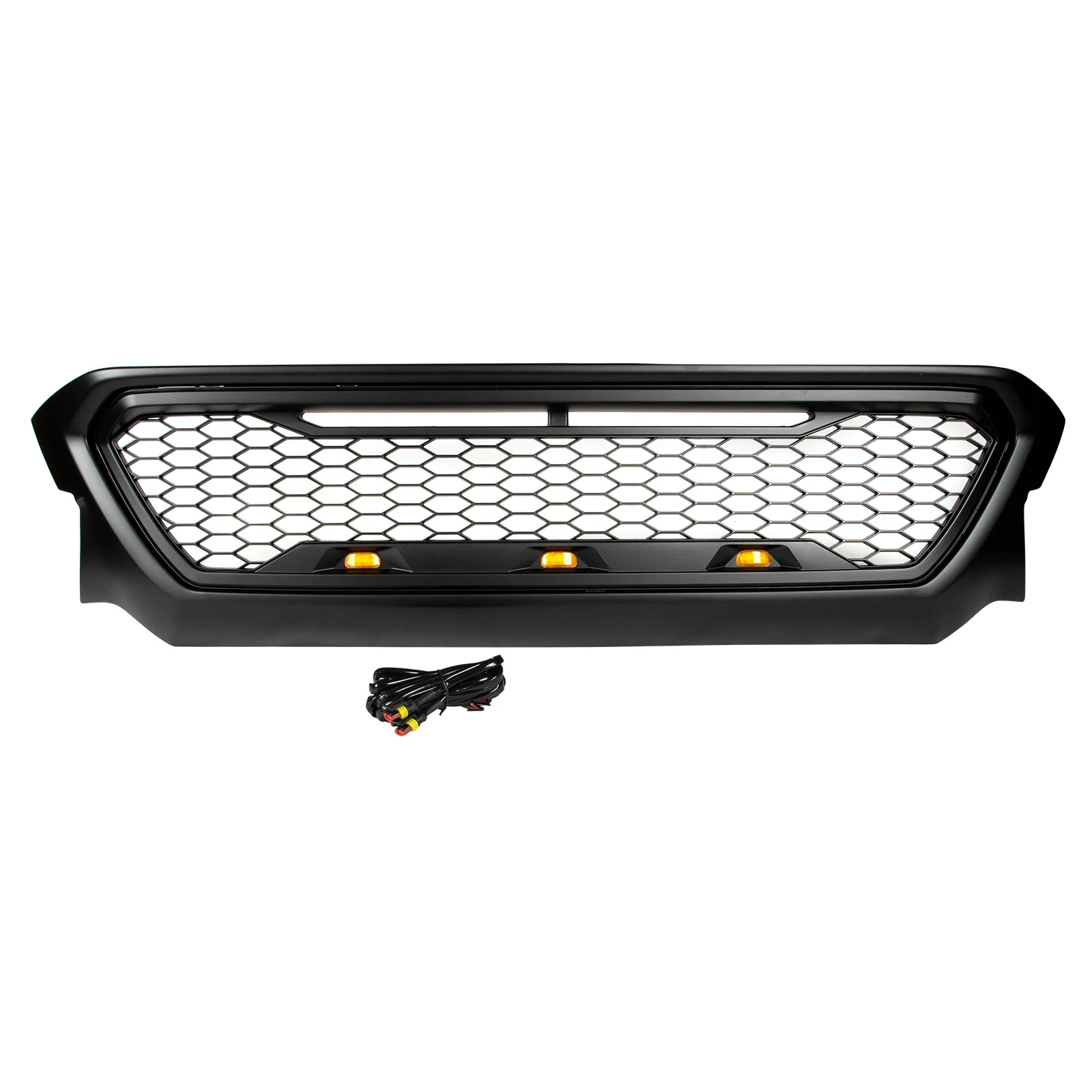 

Car Front Grill for 2012-2015 Toyota Tacoma with LED&Wiring Gloss Black