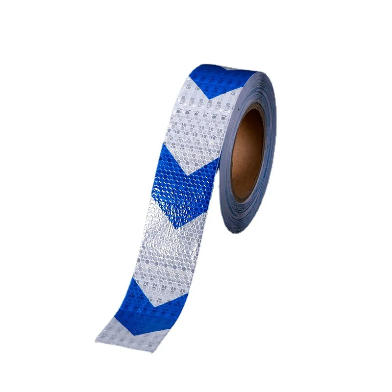 5cmx25m/Roll Arrow Reflective Tape Safety Caution Warning Adhesive Tape Sticker For Truck