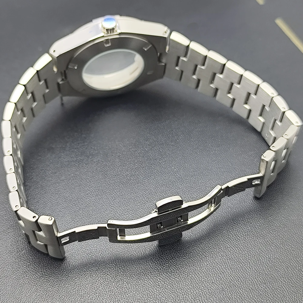 8215 Gehäuse 43mm Uhrenbox Passend für M8215/82 Serien Uhrwerke Uhrenzubehör 8215 Zifferblatt 8215 Zeiger Uhrenteile Uhren für Herren – Detail 4