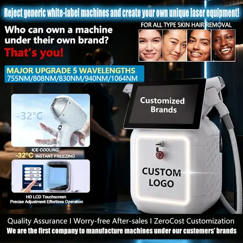 6 Year Professional Beauty Equipment Factory Custom Logo Service Offered CE RoHS Certified Product Full Warranty Lifetime Remote