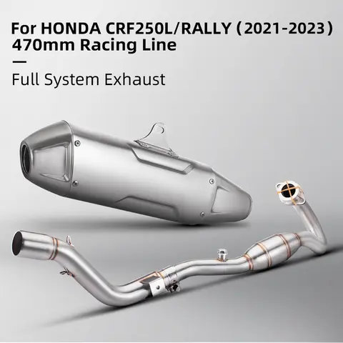 High Performance Off-Road Motorcycle Exhaust Pipe, complete  CRF250 CRF300 RALLY CRF150 motorcycle system