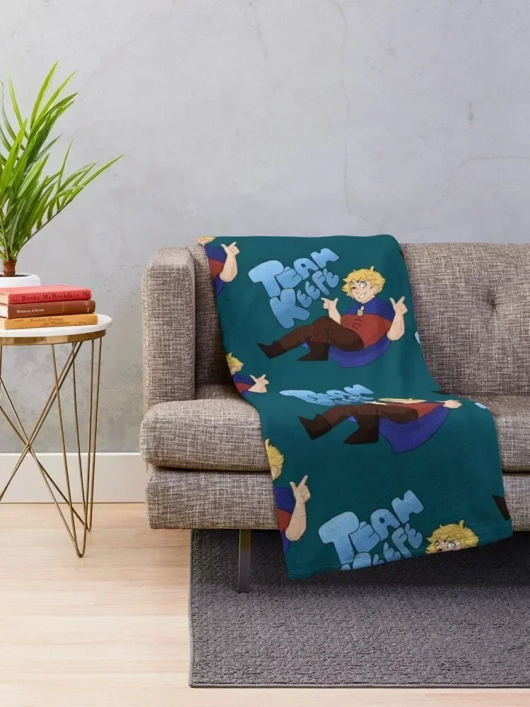 Team Keefe Throw Blanket Sofas for winter Bed Fashionable Blankets