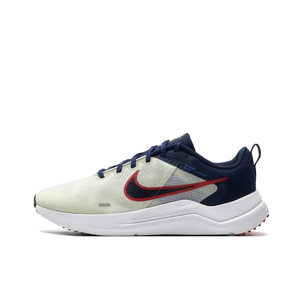 

Nike Downshifter 12 Road Running Shoes 'White Red Midnight Navy' DD9293-012