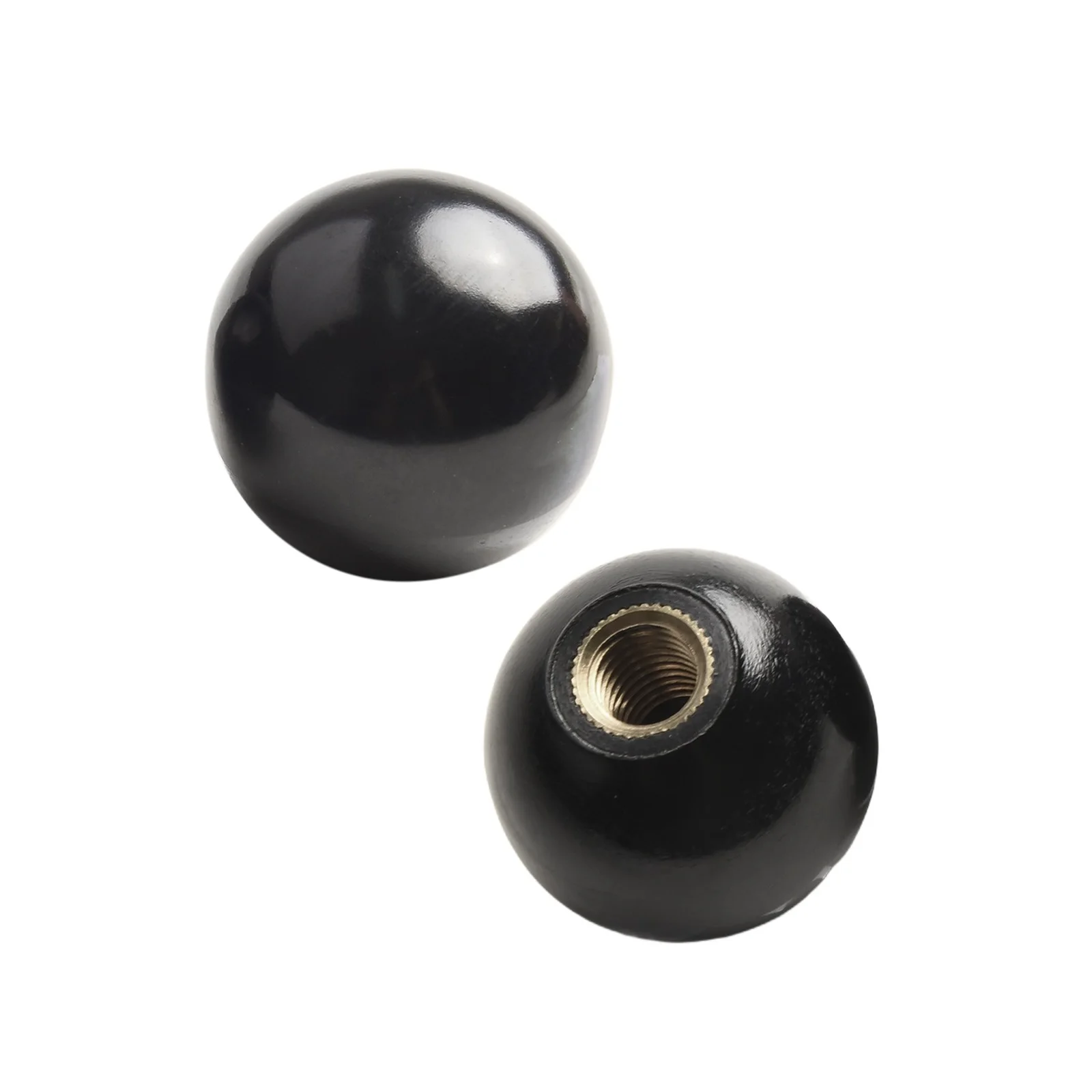 Black Bakelite Knob Bakelite Lever Knob Easy Installation Excellent Insulation Female Thread Copper Nut For Electronic Equipment