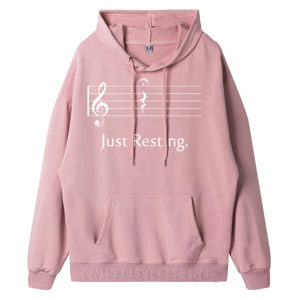 Funny Music Just Resting Quarter Rest Fermata Mens Graphic Tshirts Youth Classic and versatile Men Long Sleeve Tee