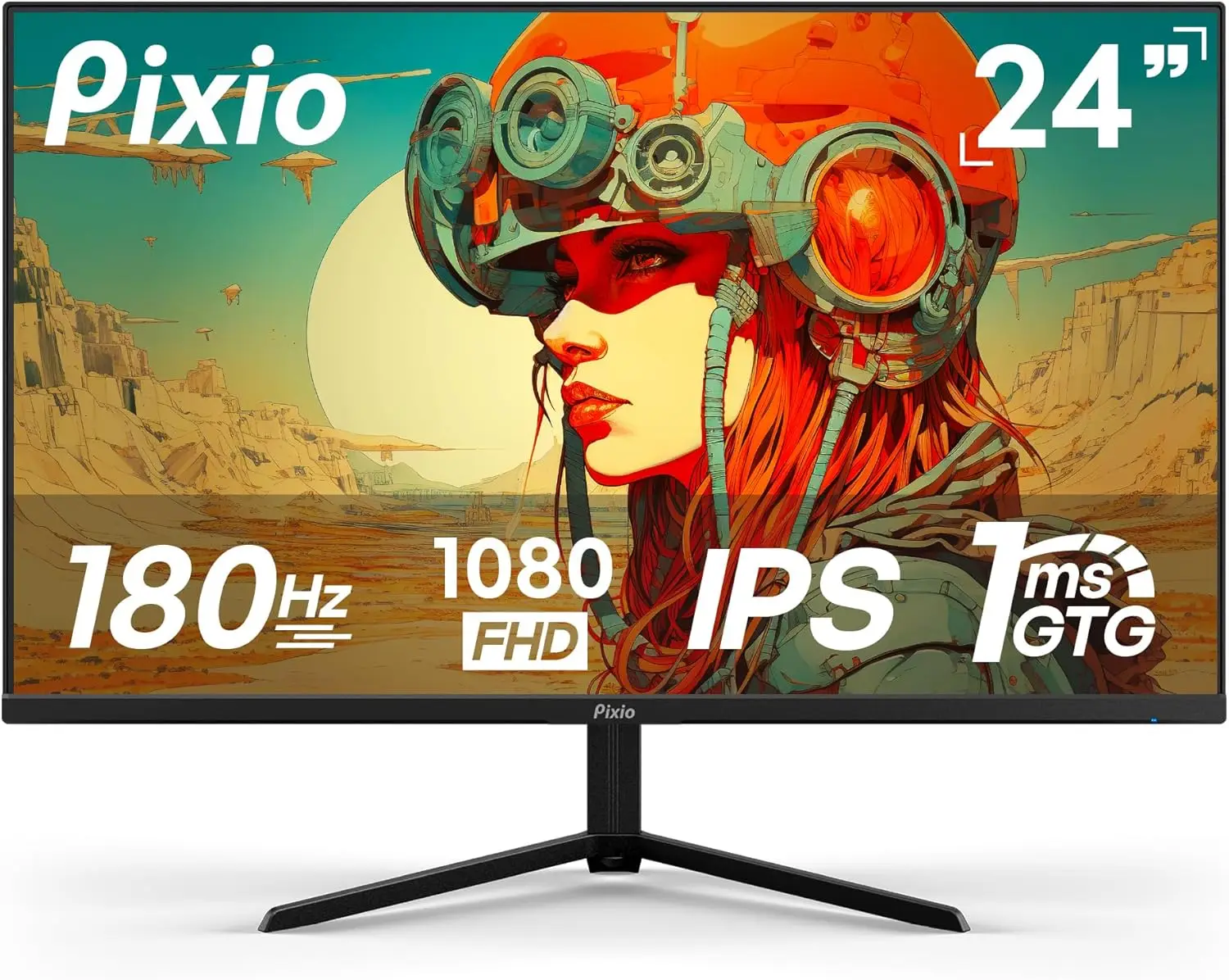 

24-дюймовый игровой монитор с частотой 180 Гц, FHD, Fast-IPS, временем отклика 1 мс, Adaptive Sync и встроенными динамиками