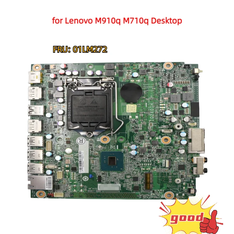 Carte mère d'ordinateur de bureau entièrement fonctionnelle pour Lenovo, IQ2X0IH, M910q, M710q, FRU: 01LM272, originale, nouvelle, 100%, test de travail