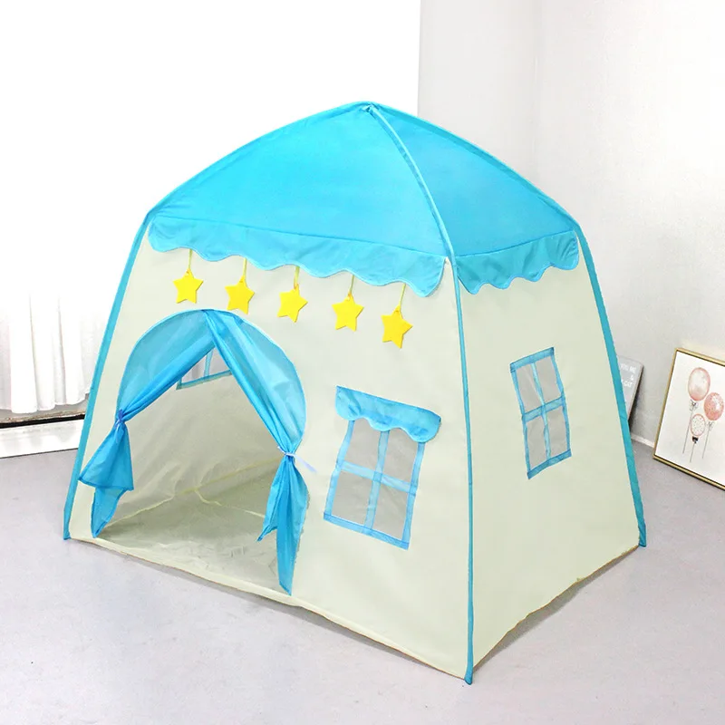 Kids Tent Indoor/Outdoor Games Tipi Princess Castle Folding Cubby Toy Tents Enfant Room House Teepee Play House Ocean Ball Pool