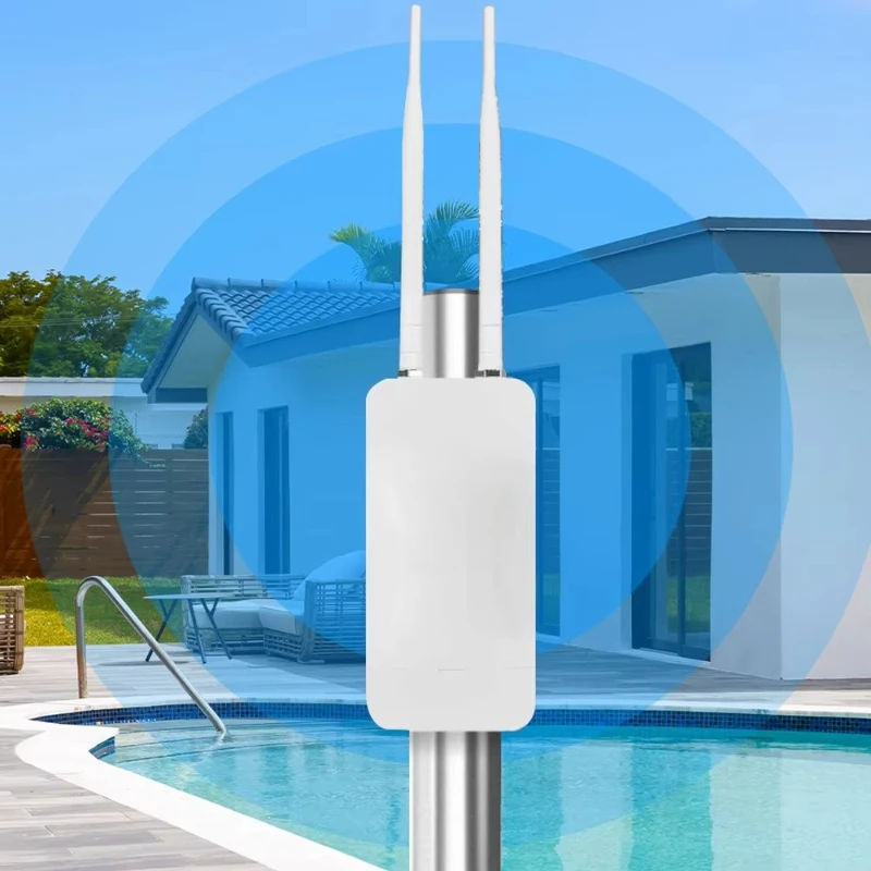 

High Gain Dual Band Antenna 24V POE Power Wifi Coverage Dual Band Outdoor Access Point Router