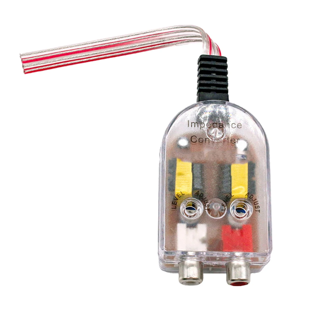 

2Pcs Car Audio Converter High Frequency Low Frequency ABS PVC Durable Easy Install Long Service Life Adapter Devices Car Sound
