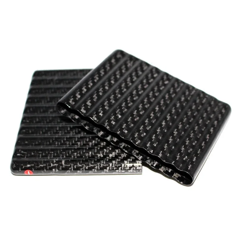 

One-piece molded 10 tube carbon fiber cigarette case