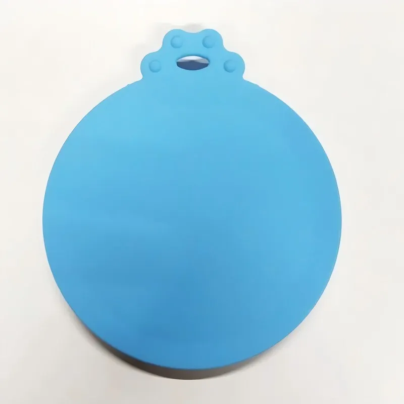 Food-grade silicone pet food lids, reusable, BPA-free, suitable for most cat and dog food tin sizes