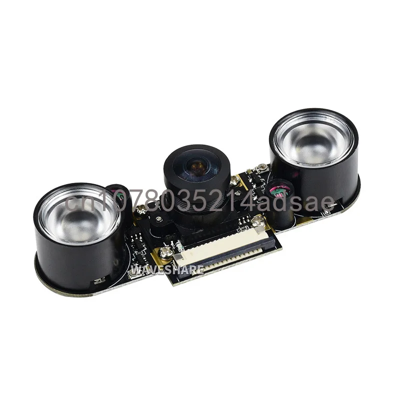 Raspberry Pi 4 Camera Fisheye Camera Wide View Angle Can Be Connected to Infrared Night Vision Light Adjustable Focus