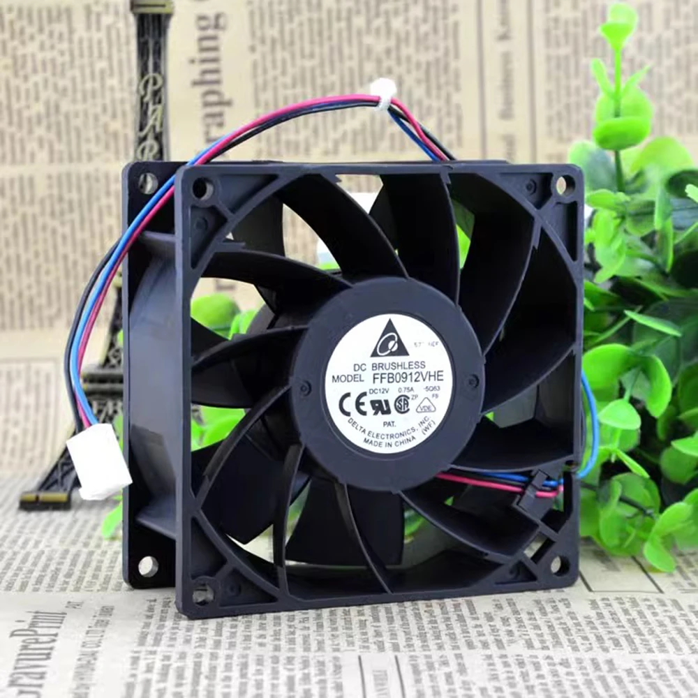 FOR DELTA FFB0912VHE 9238 9CM 92*92*38MM COOLER Case radiator cooling Fan