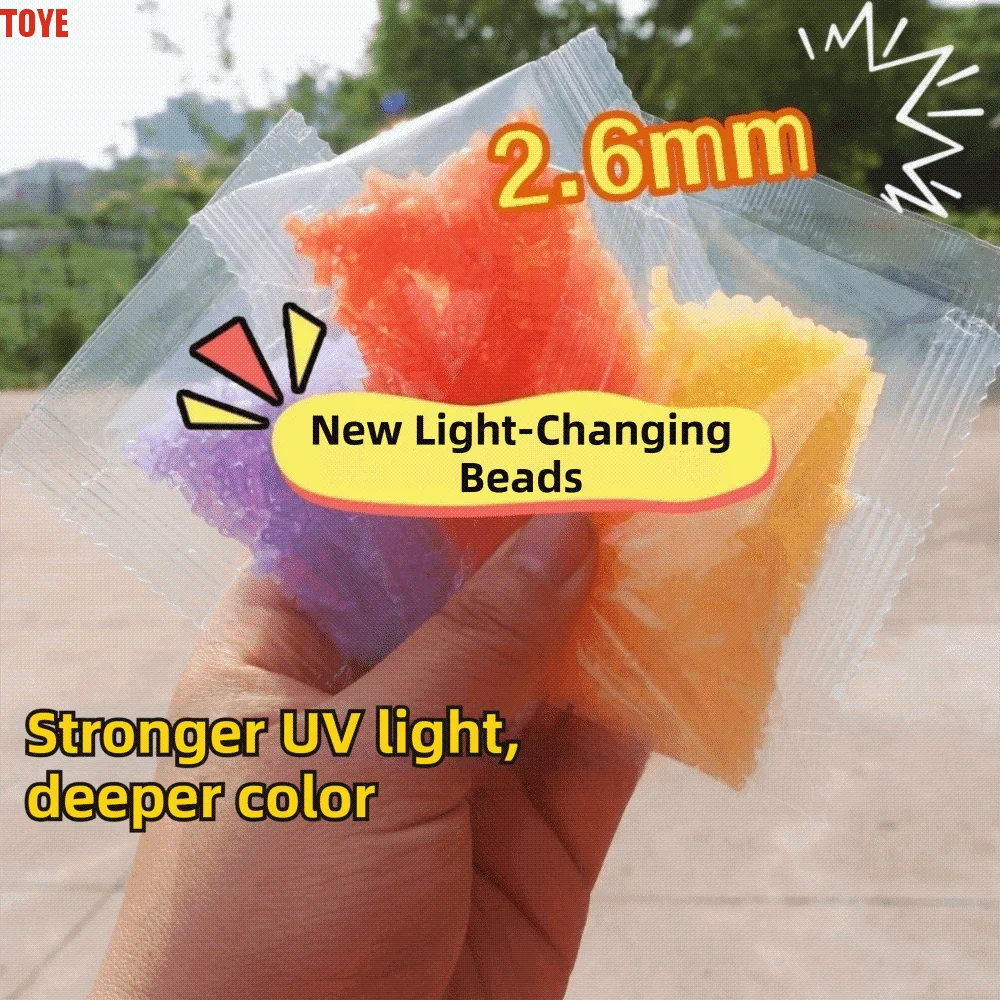 

5/8 Colors Color Change Fuse Beads Kit Temperature Change 2.6mm Hama Beads DIY Craft Light Change Perler Beads Handmade Craft