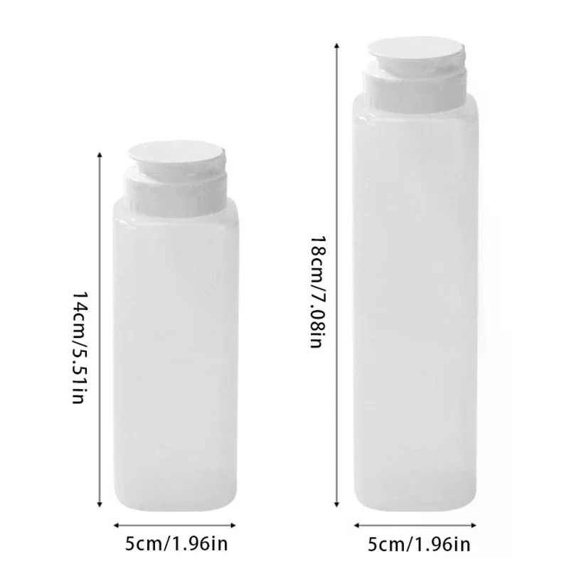 200/300ml Condiment Squeeze Bottle Ketchup Mustard Bottle Clear Mayonnaise Honey Dispenser Sauce Storage Container