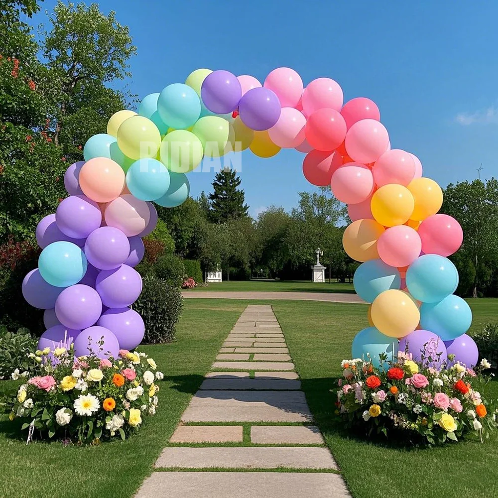 

5-18inch Macarone Latex Balloons Chrome Metal Balloon Gold Silver Ballon Birthday Wedding Decor Balloon Garland Arch Decoration