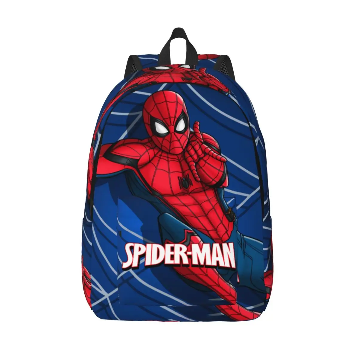 Logo Schoolbag Marvel Spider Man Female Solid High School Birthday Gift Sturdy Shoulder Daypack