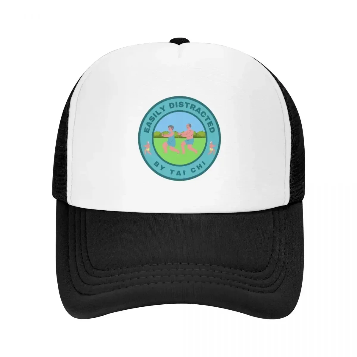 Easily distracted by Tai Chi Baseball Cap fishing hat Hat Man Luxury Beach Bag New In The Hat Mens Tennis Women's