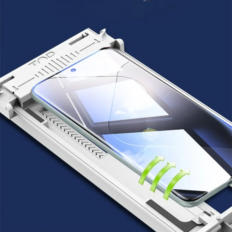 Folia Ochronna na Ekran z Hartowanego Szkła 3D Curved Full Glue do Honor Magic8 Pro Magic7Pro, Bezpyłowa, Premium, Łatwa Instalacja — zdjęcie produktu 5
