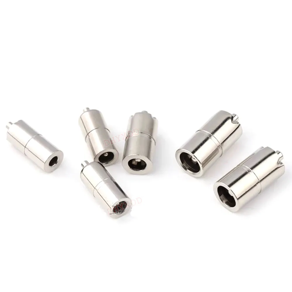 5pcs Copper Female DC Power plug 5.5*2.1mm 3.5*1.3mm 5.5*2.5mm 4.0*1.7mm 6.5x3.0mm 2.5*0.7mm Female Connector For Welding