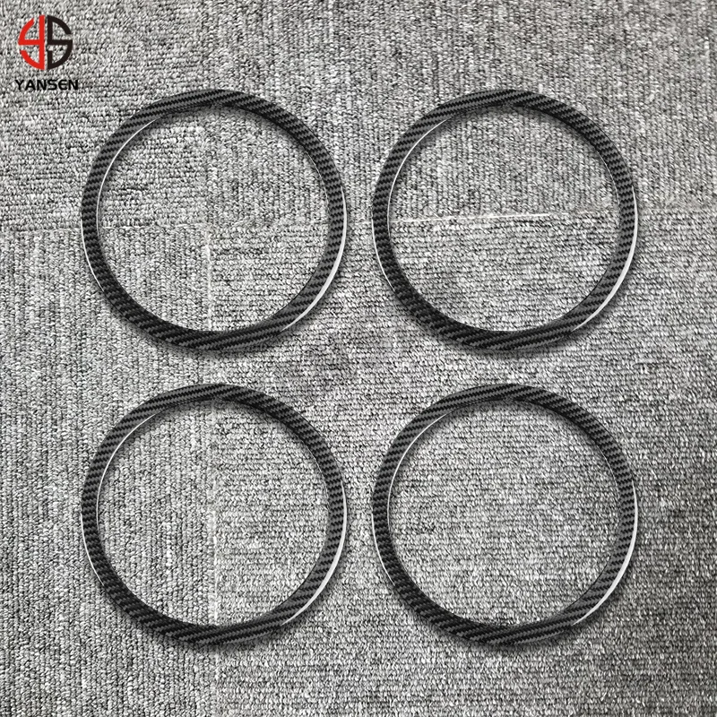 

Car Door Speaker Frame Trim Carbon Fiber Sticker For Seat Leon 2005 2006 2007 2008 2009 2010 2011 2012 Accessories