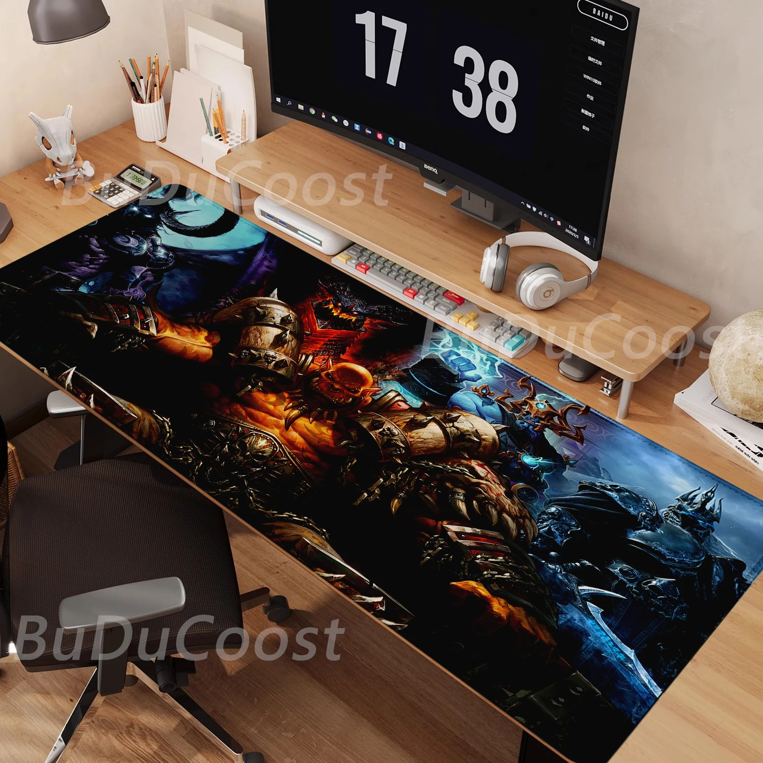 Hot selling item World of Warcraft Rubber Mousepad Gaming Mouse Pad Gamer Locking Edge Computer Big Office HD Printing Mouse Pad