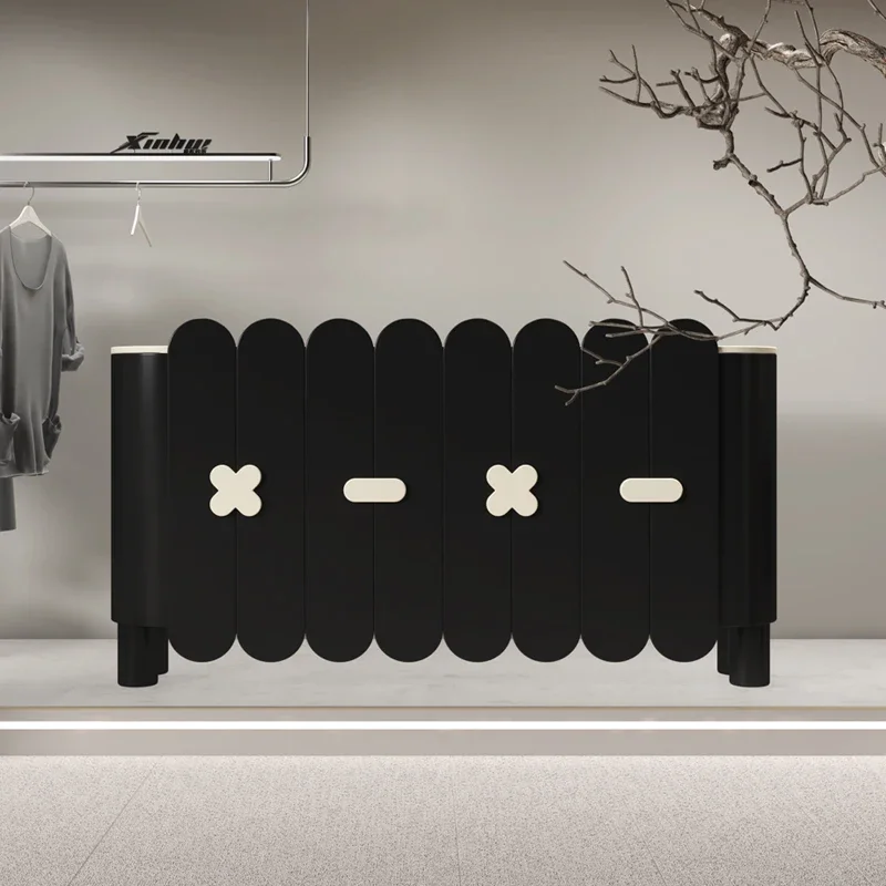 

French checkout page exquisite high-end skin beauty club front desk manicure and eyelash clothing trendy store