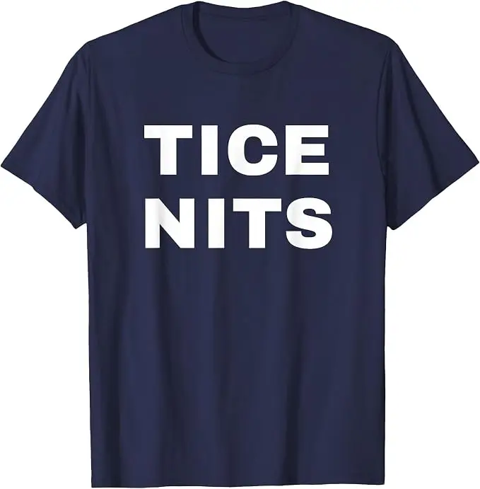 Naughty Pun TICE Nits T-Shirt, Y2k mit dem Aufdruck „Naughty“ und lustigen grafischen Buchstaben, Humorvolles Kurzarm-Shirt aus weicher Baumwolle – Detail 16