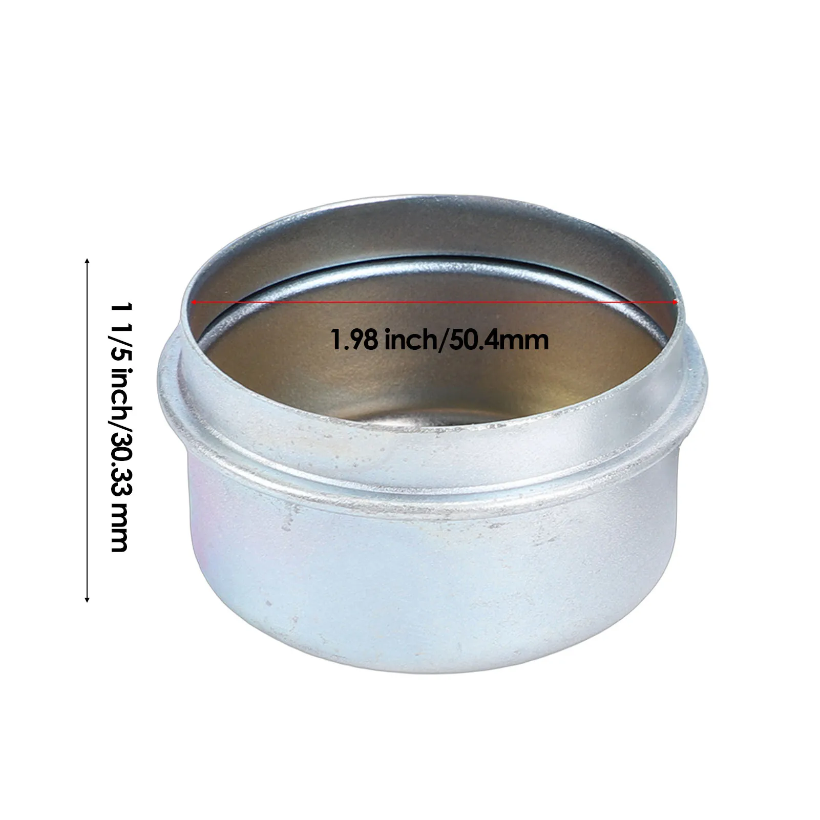 4pcs 1.98in Trailer Axle Dust Cap 539102535 Lawn Mower Dust Cap Grease Cover Replacement for Dexter EZ Lube 2000 to 3500 Lbs