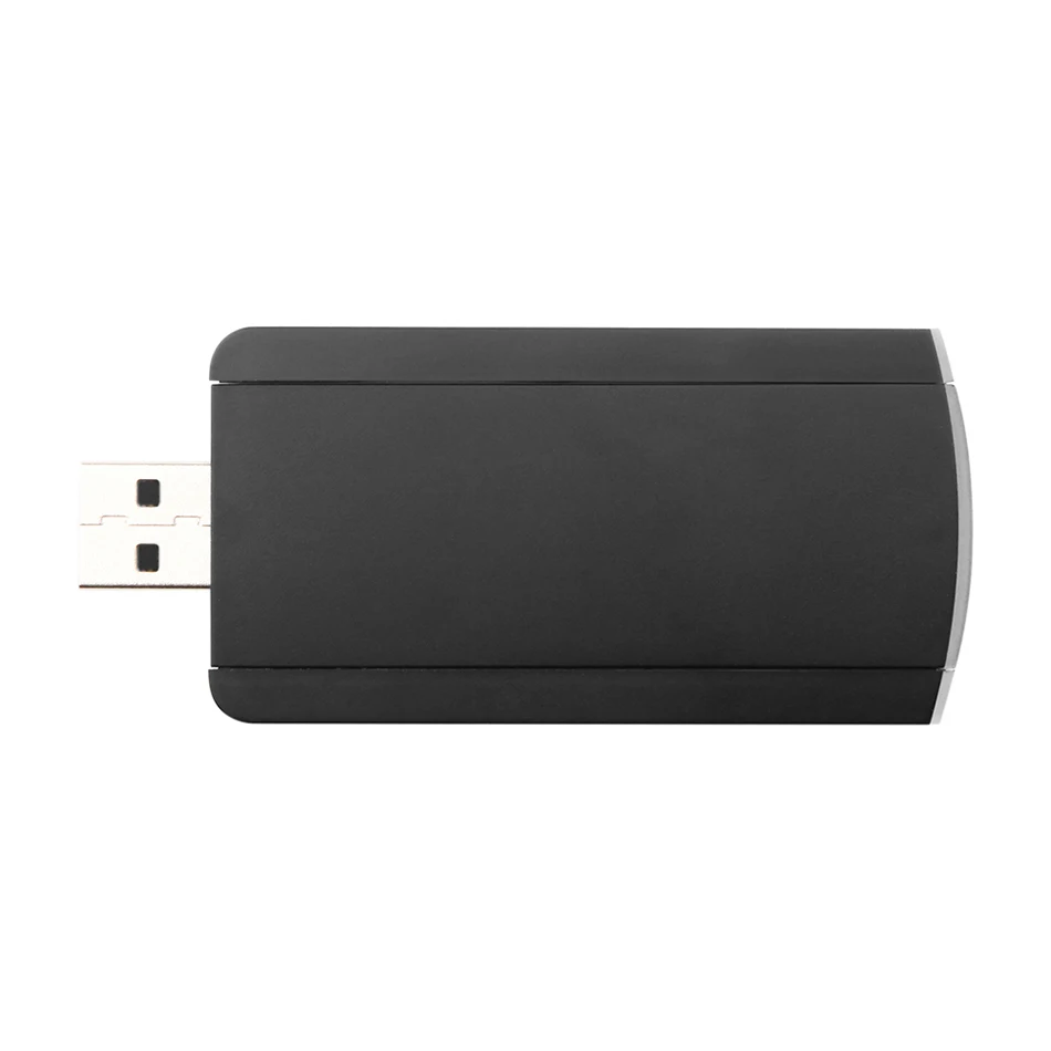 Karta sieciowa USB WiFi 1300 Mb/s, dwuzakresowa 2.4G/5GHz, bezprzewodowy odbiornik-nadajnik do PC, bez sterowników, kompatybilna z Win10/11