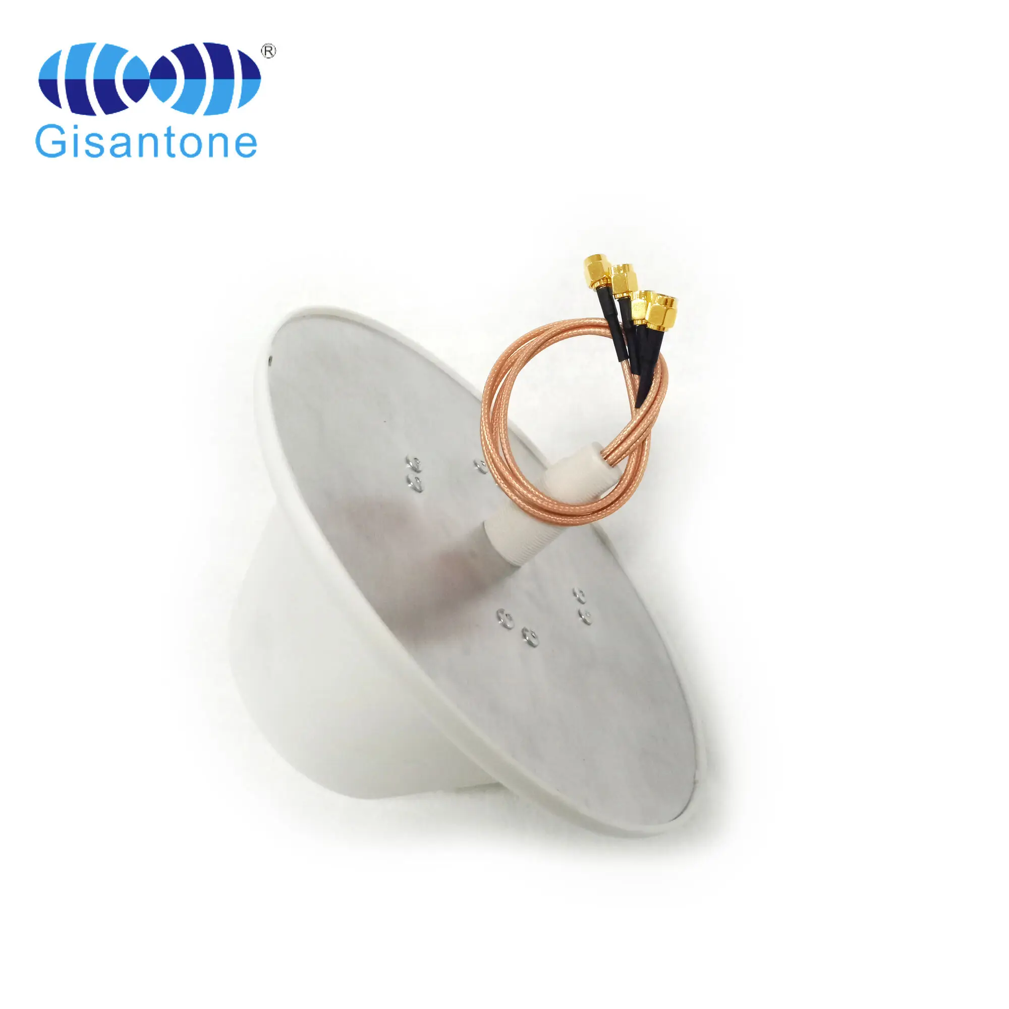 

Wideband 2.4/5.8G ceiling antenna use for indoor 4x4 MIMO antenna