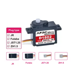 Fafrc-マイクロサーボモーター付きプラスチックサーボ,5g,3.7-6v,マイクロエレクトロニクス,飛行機,ヘリコプター用