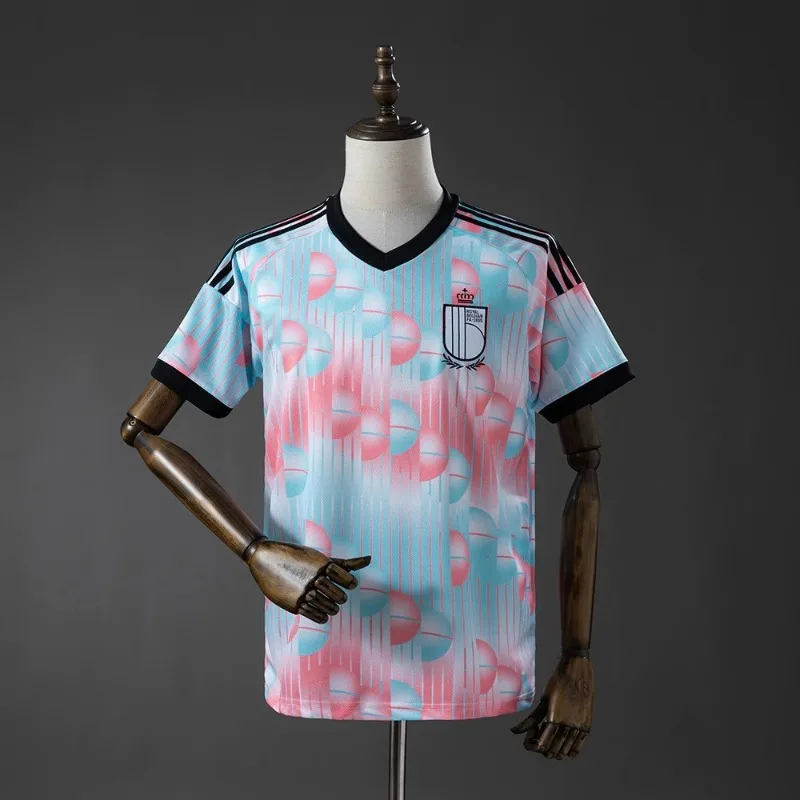 Camiseta Deportiva Belga 2026 Nueva Temporada 26-27 - Apta para Hombres y Mujeres Camiseta de entrenamiento transpirable y absorbente de sudor para verano.