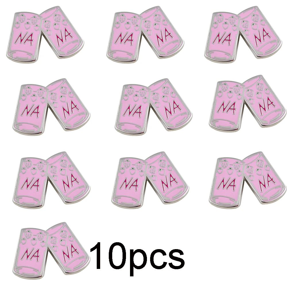 Anime NANA Brosche Rosa Erdbeer-Glasbecher Anstecknadel Ai Yazawa Shojo Manga Abzeichen Kawaii Fan-Schmuck Geschenk – Detail 10