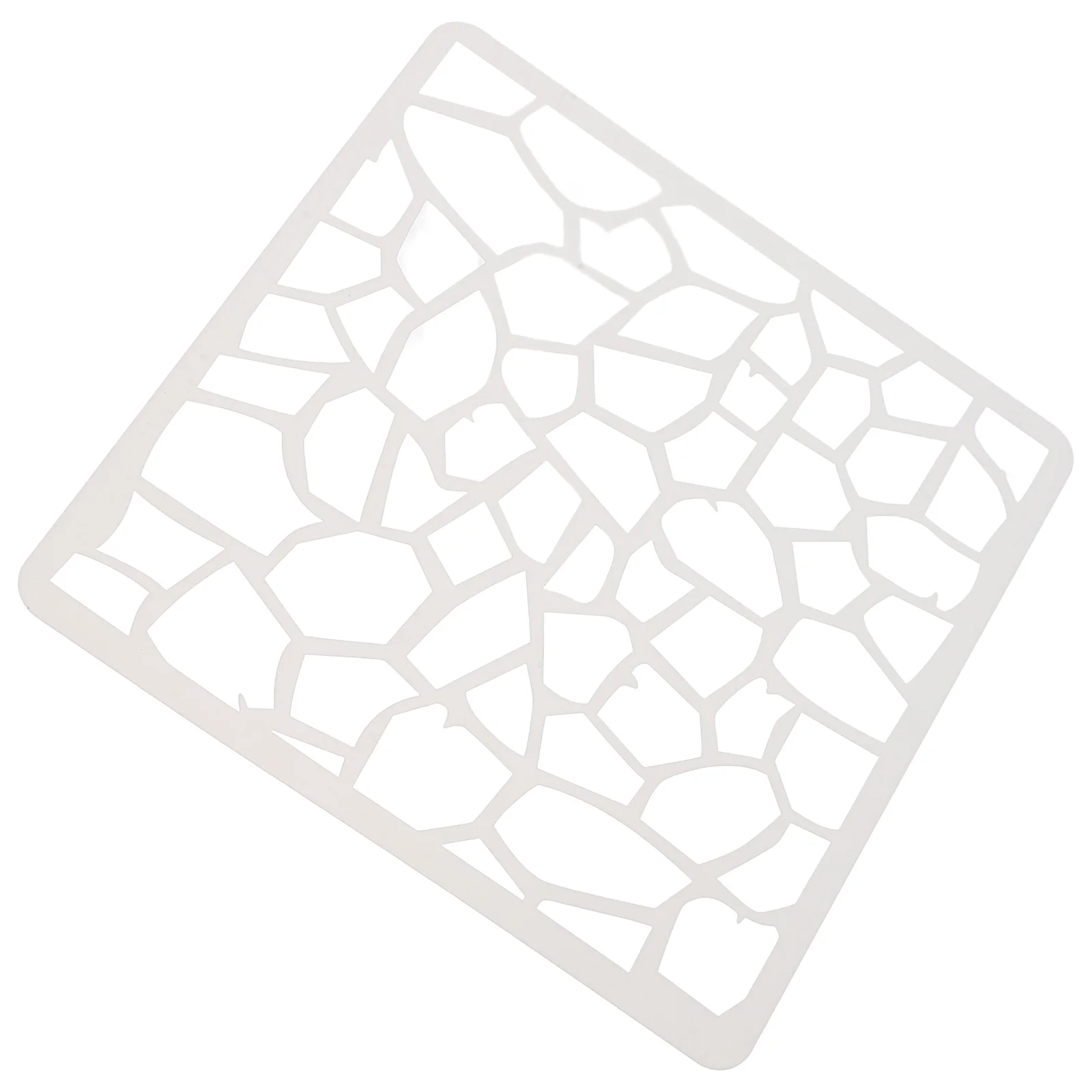 استنسل هندسي قابل لإعادة الاستخدام قالب الحيوانات الأليفة لمشاريع فنية ذاتية الصنع رسم حرفي استنسل جدار أرضية بلاط الخشب الخرساني