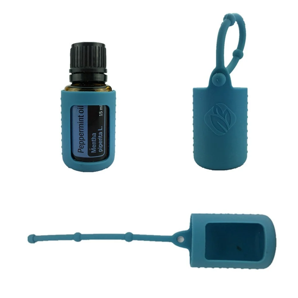 Essential Oil Silicone Case for Doterra 5ml 10ml 15ml 30Pcs Protect Case Protect Cover Protective Case Bottle Holder Organizers