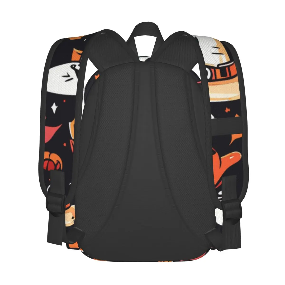 Halloween Pattern Large Capacity Student Backpack Casual Fashion Schoolbag