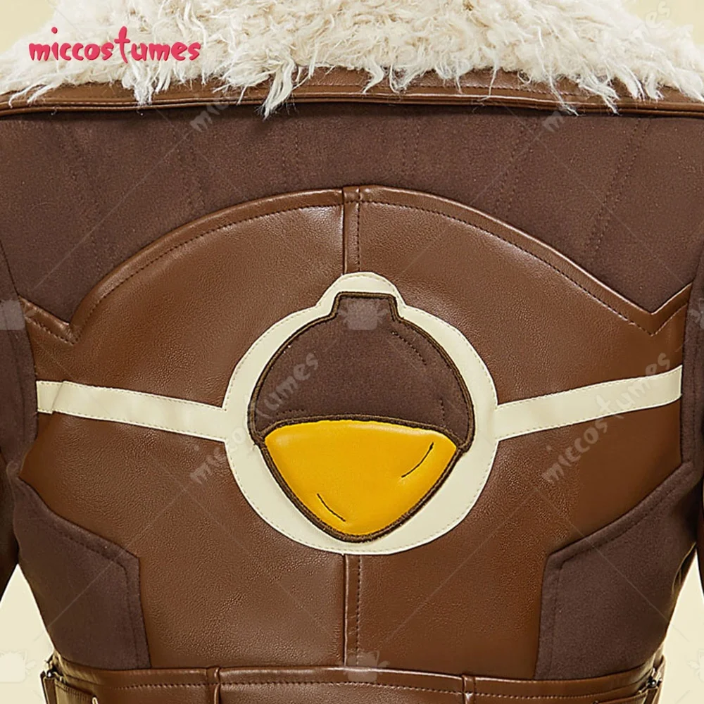 Miccostumes Women's Rival Girl Game Cosplay Costume Vest Shorts with Jacket Tail Halloween Cosplay Costume view 5
