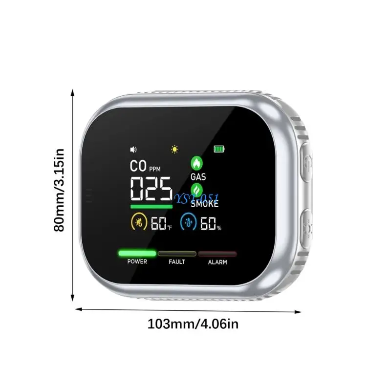 E15A Sensitive Gas Detector For LPG CO Leakage Environment Monitoring Wall Mount