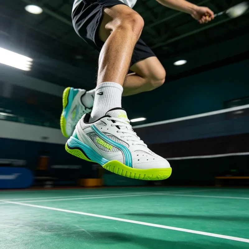 Good Quality Table Tennis Shoe for Man 2026 New Cool Badminton Men Shoe Anti-Slip Man Indoor Sport Shoes Unisex Men Tennis Shoe