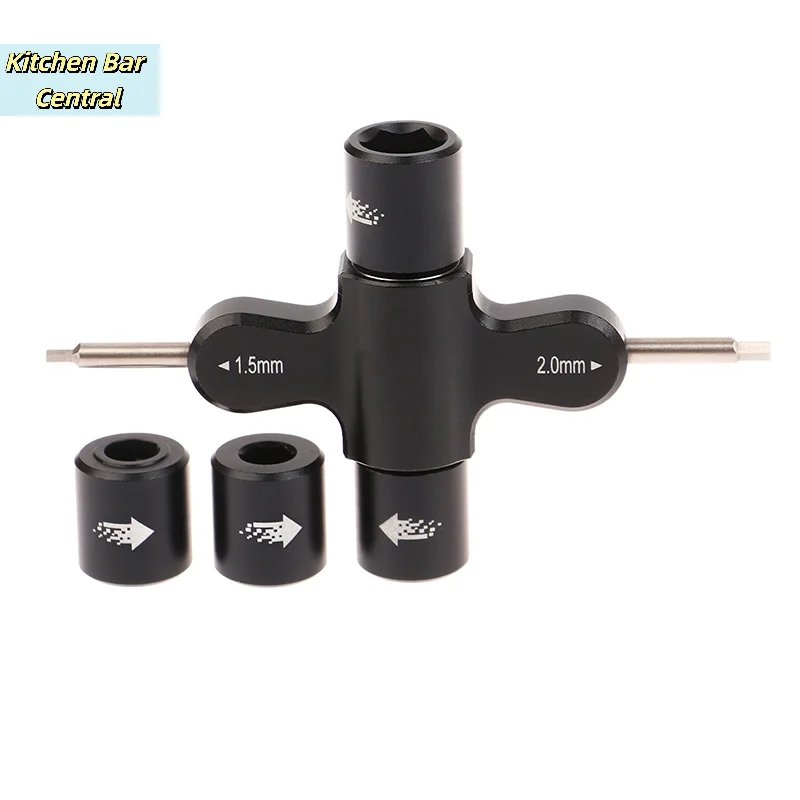 【M3/5 Ratchet Wrench Screw Nut RC Quadcopter FPV Drone 1.5 2.0mm Hexagon Screwdriver Quick Release Propeller Motor Prop】