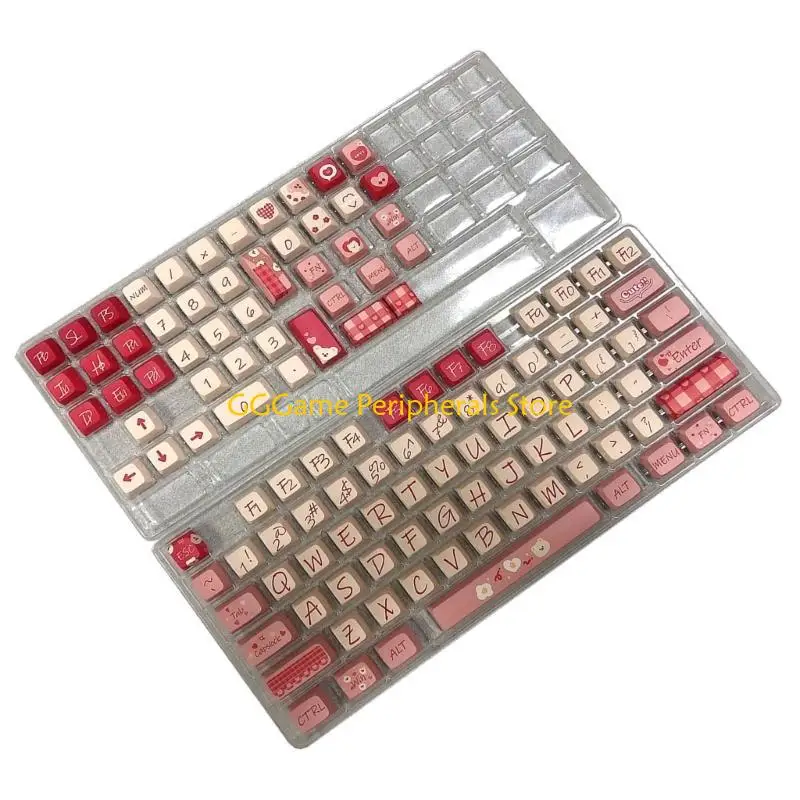 U55B 120keys Paper Thick PBT Keycap DyeSubbed Keycaps For Mechanical Keyboards