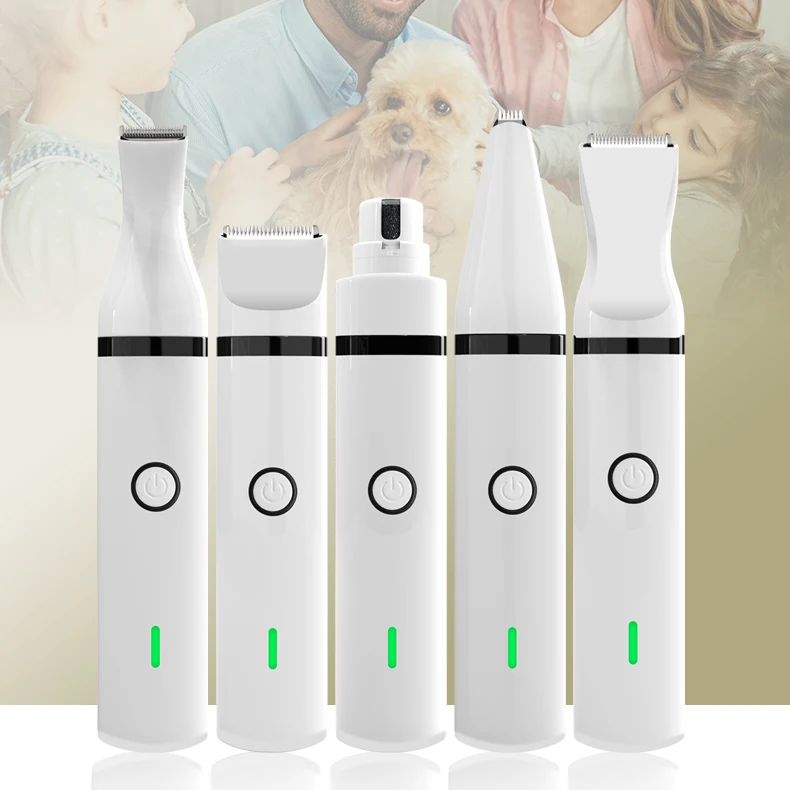 

Электрические инструменты для ухода за домашними животными 5 в 1, удобные машинки для стрижки волос для собак и кошек, триммер для лап и полировщик для ногтей, набор для ухода за телом