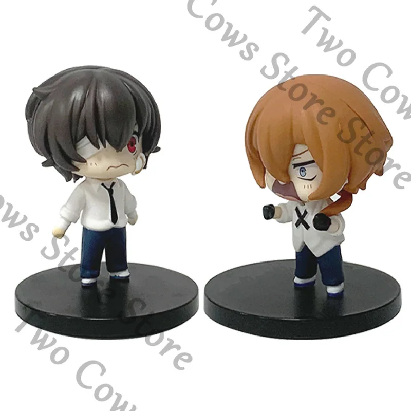 Anime Bungo chiens errants Dazai Osamu Nakahara Chuya PVC poupée jouets Kits de Garage Figurine modèle Maumet Cosplay dessin animé cadeau