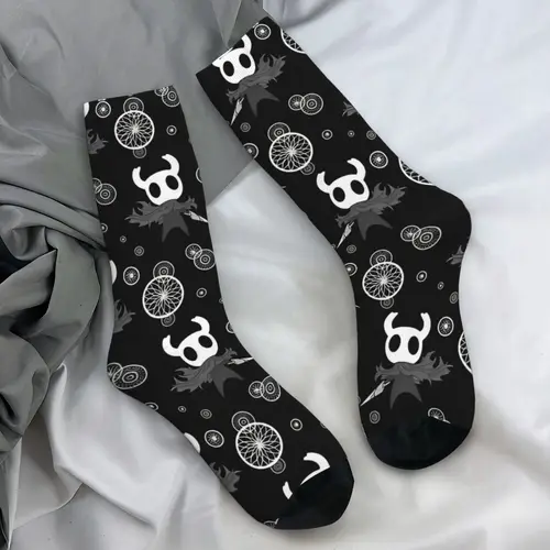 Imagen 1 del producto Medias huecas para videojuegos, calcetines de caballero Unisex para hombre, calcetines góticos de alta calidad, calcetines de diseño antideslizantes para escalada en invierno, Idea de regalo